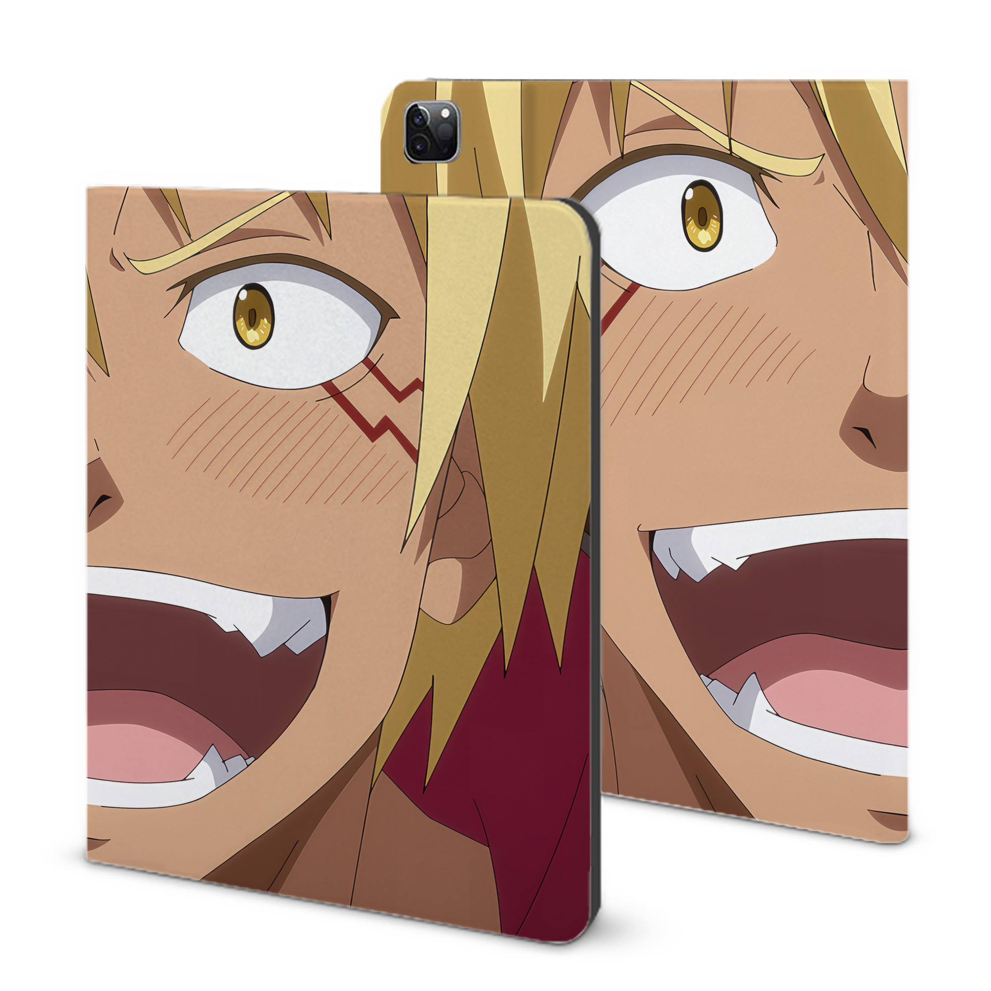 （画像用） 転スラ Regarding Reincarnated to Slime IPad ケース ブック型 PUレザー TPU 耐衝撃 軽量 薄型 ペン収納なし 全面保護 IPad 各モデル対応